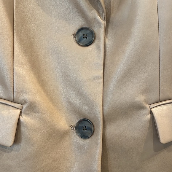 NWT! A new day brown faux leather blazer - Picture 4 of 5